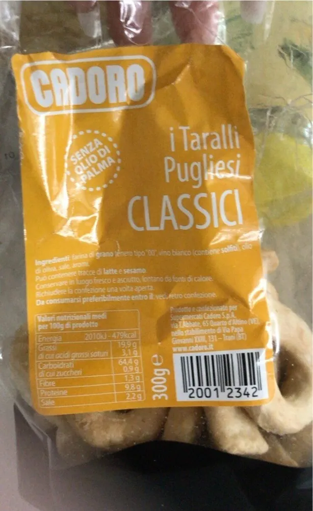 I taralli pugliesi classici