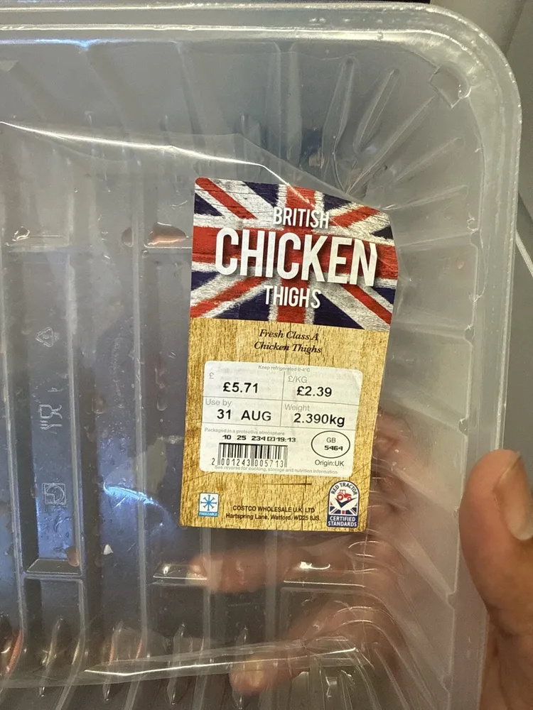 British Chicken Thighs
