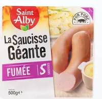 Saucisses géantes fumées