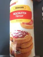 Biscotte naturel avec encoche