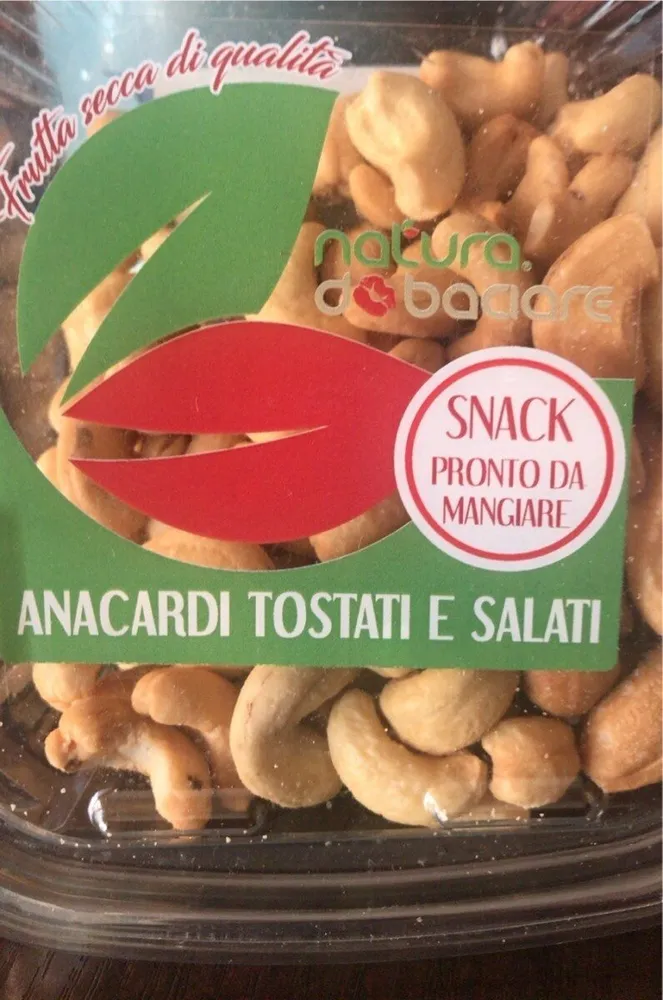 Anacardi tostati e salati