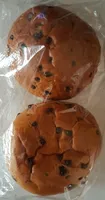 Butter-Schoko Brötchen (Hefeteig) 2er