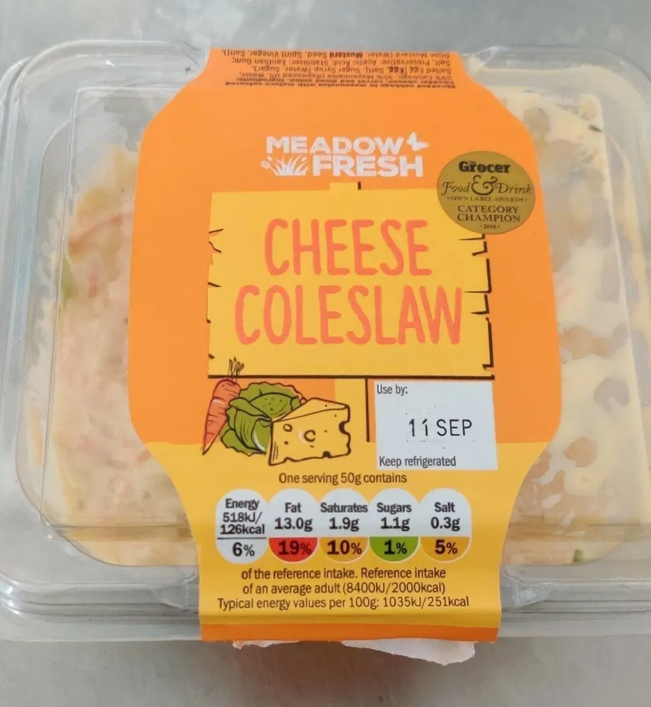 Cheese coleslaw