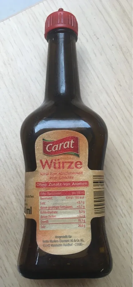 Carat ? Würze