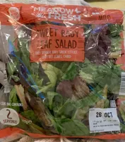 Sweet baby leaf salad
