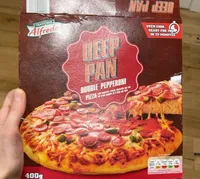 Deep pan. Double pepperoni pizza