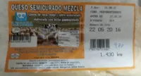 Queso semicurado mezcla