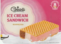 ice cream sandwich Neapolitan