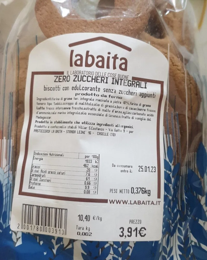 Biscotti integrali