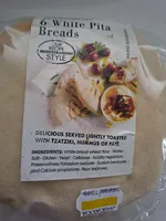 6 white pita bread