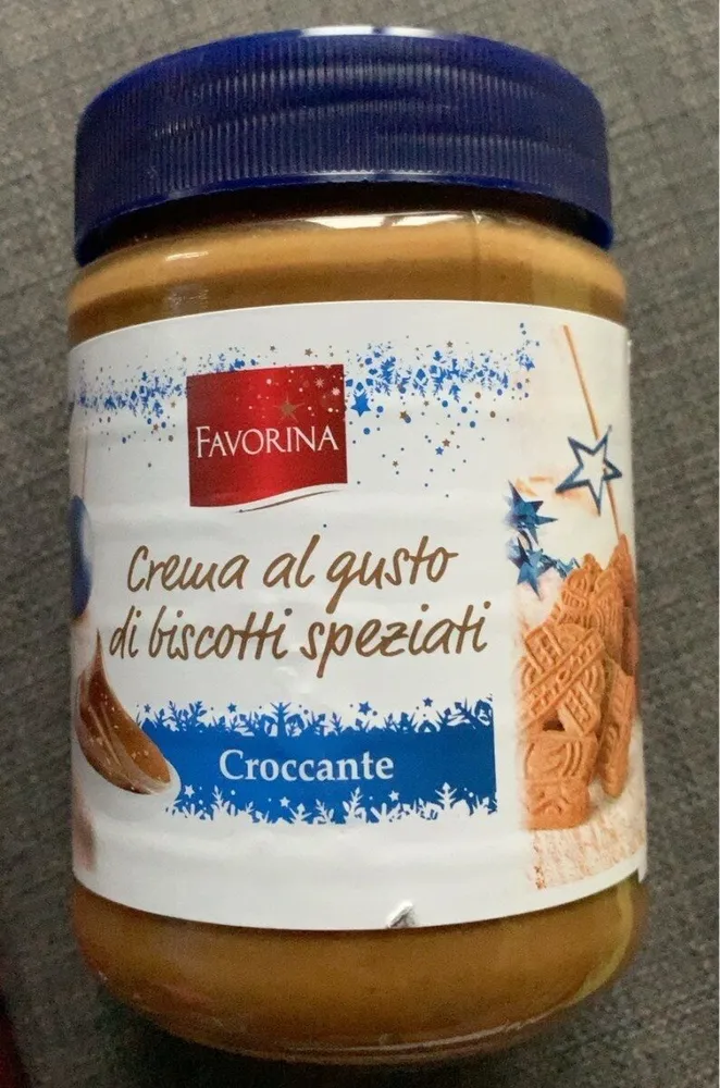 crema al gusto di biscotti speziati