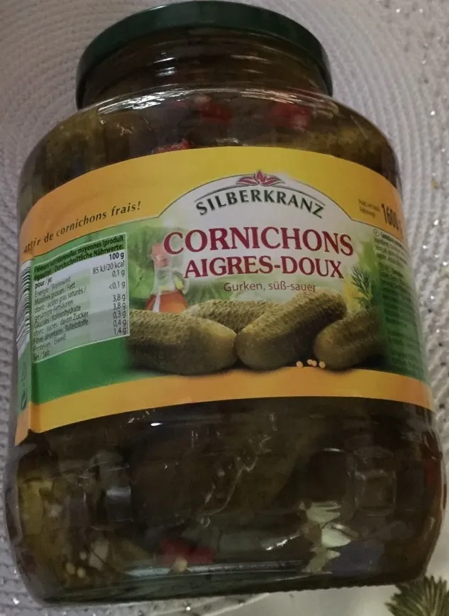 Cornichons aigres-doux