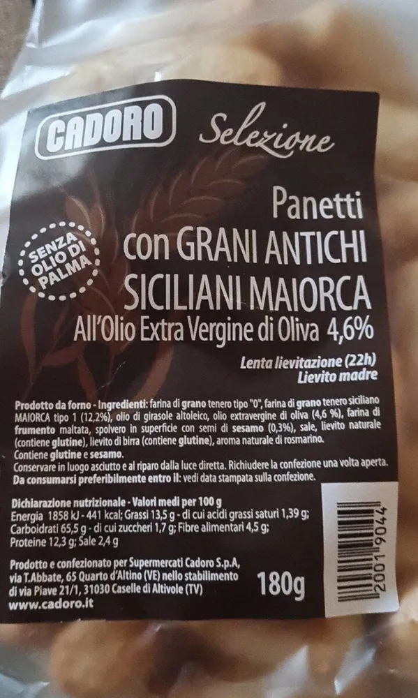 Panetti con grani antichi siciliani maiorca