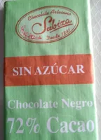 Chocolate negro 72% sin azúcar