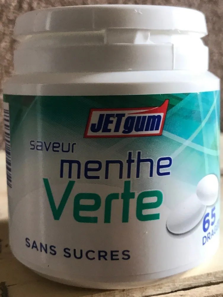 Chewing-gum saveur menthe verte