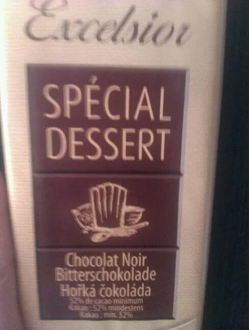 Chocolat Noir Spécial Dessert