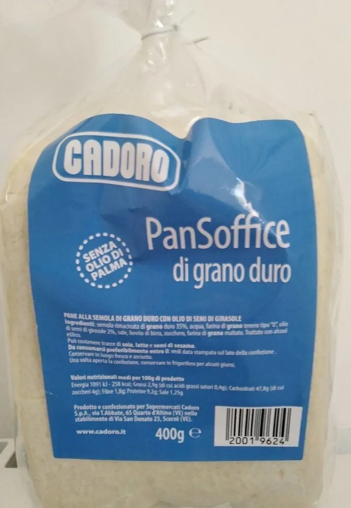 Pan soffice di grano duro