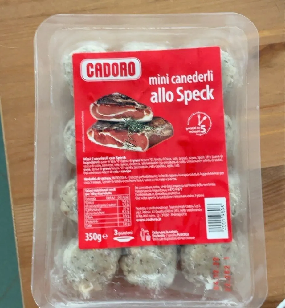 Mini canederli allo speck