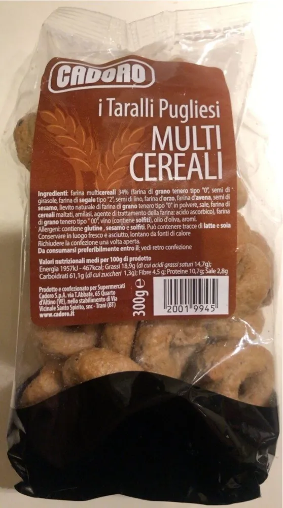 Taralli pugliesi multi cerali