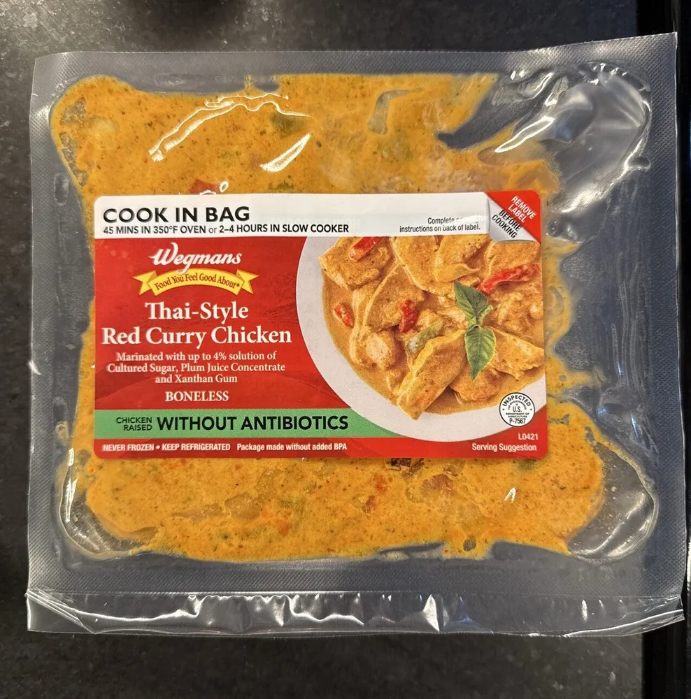 Thai Style Red Curry Chicken