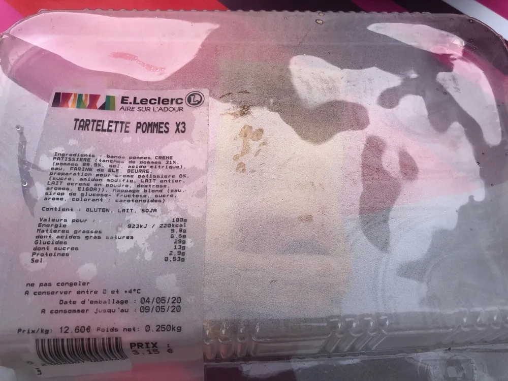 Tartelette aux pommes x3