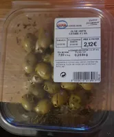 Olive verte cassée a l'ail