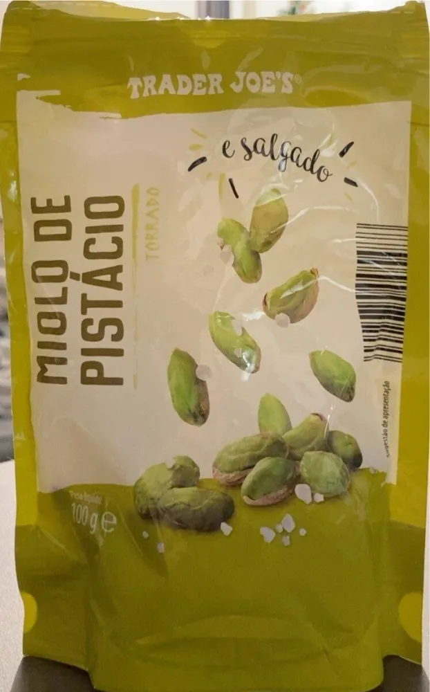 Miolo de pistácio