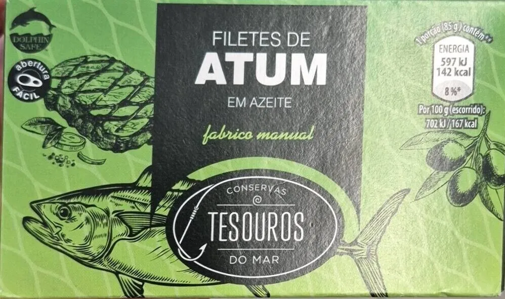 Filetes de Atum em Azeite
