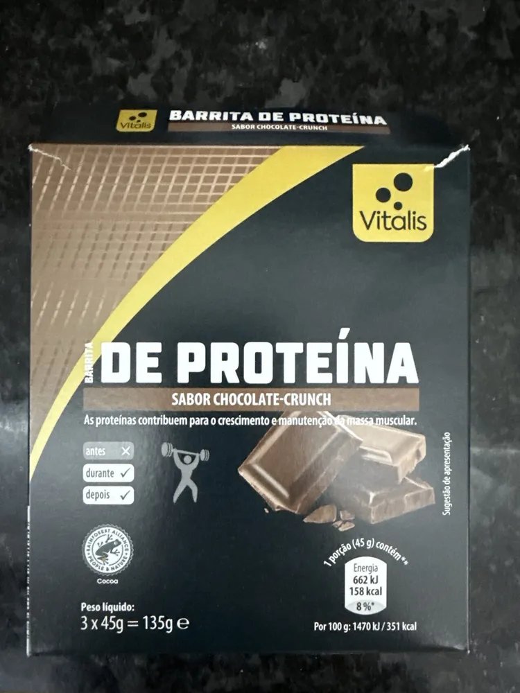 Barrita de Proteína Sabor Chocolate-Crunch