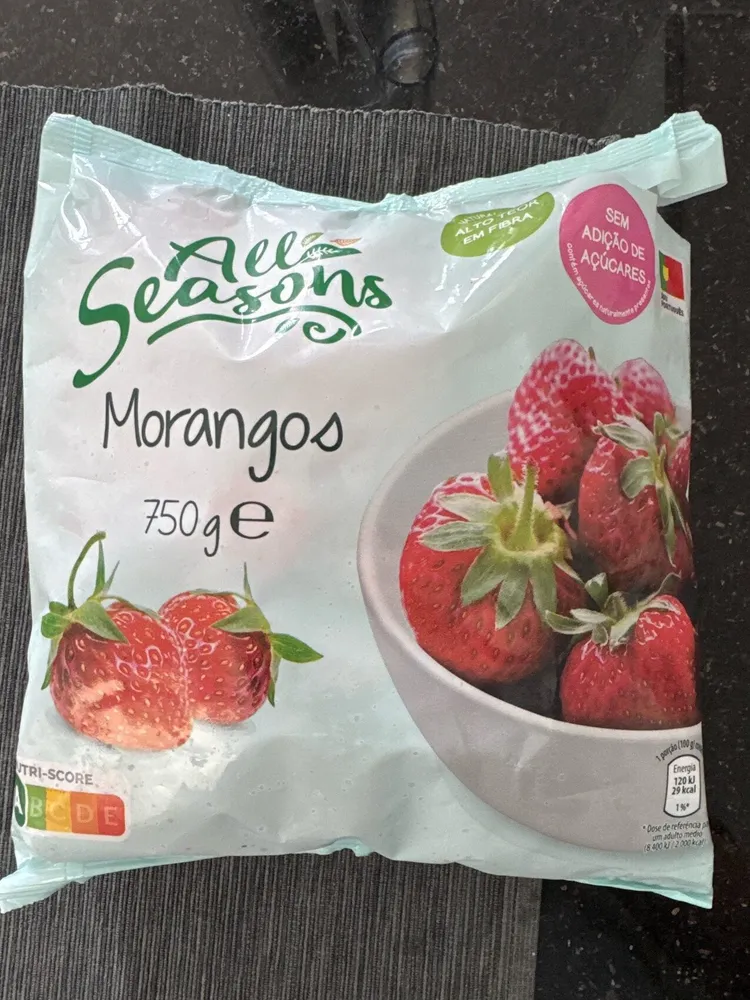 Morangos Ultracongelados