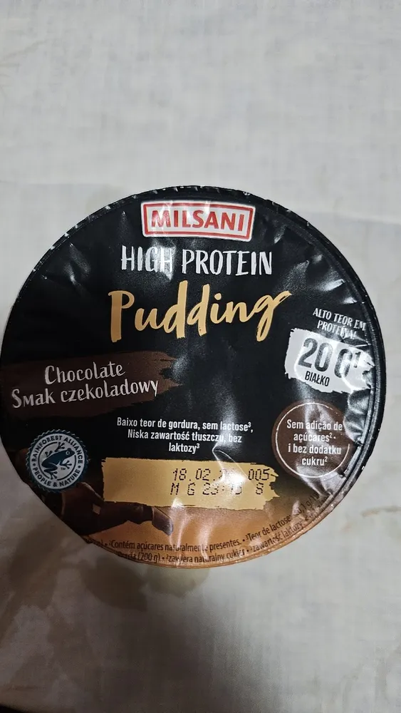 High Protein Pudding caramelo