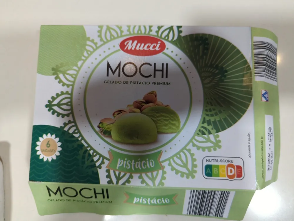 Mochi Gelado De Pistácio Premium