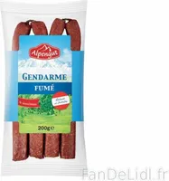 Gendarmes fumés au bois de hêtre