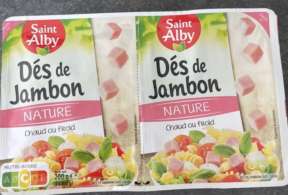 Dès de jambon