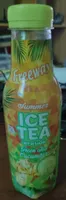 Summer ice tea infusion green tea cucumber