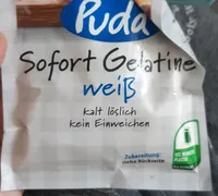 Sofort Gelatine weiß