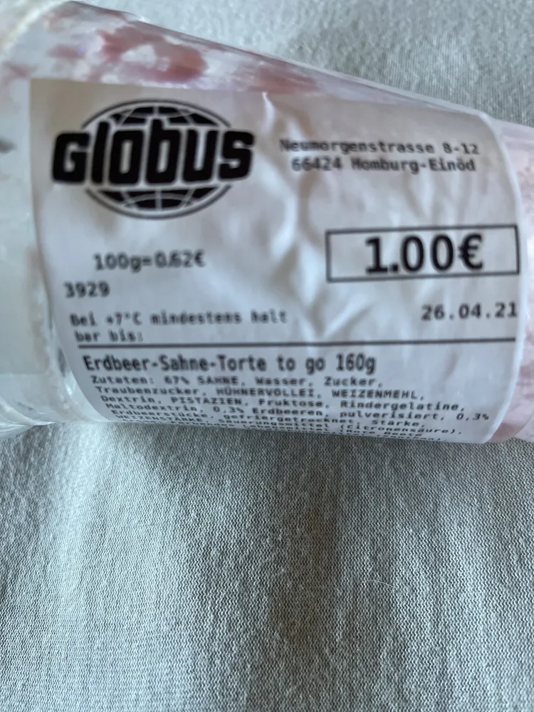 Erdbeer-Sahne-Torte to go