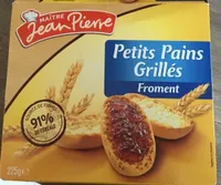 Petits pains grillés au froment