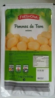 Pommes de terres entières