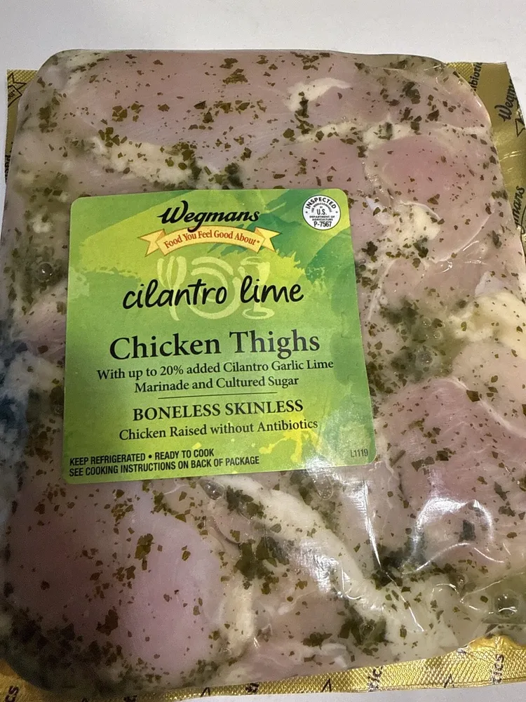 Cilantro Lime Boneless Chicken Thighs