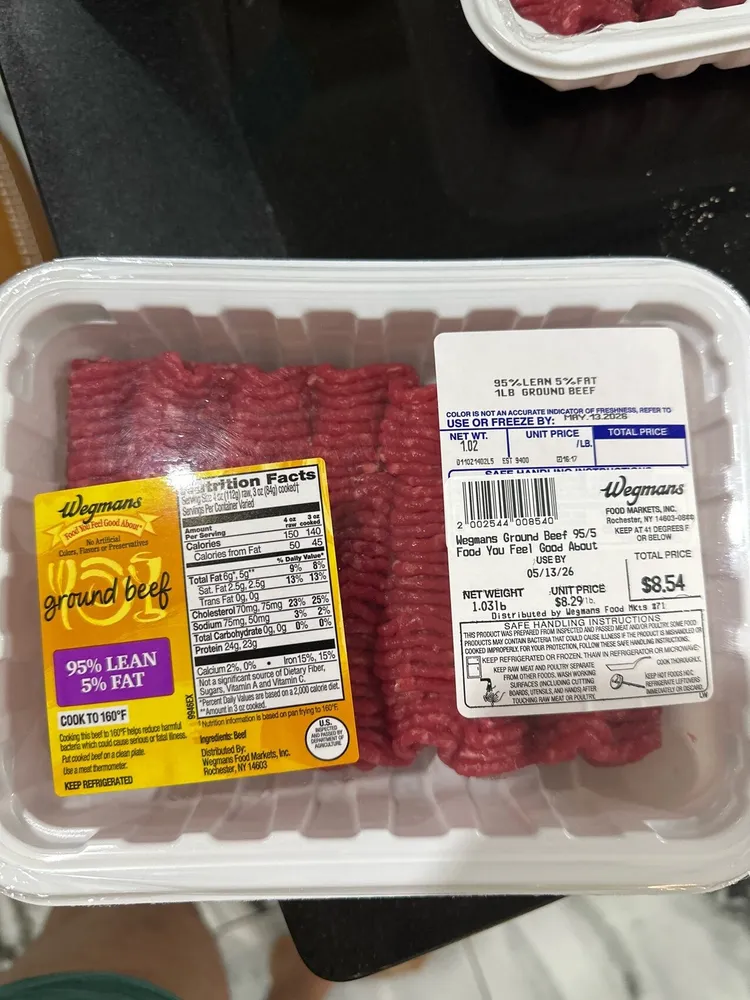 95/5 Ground Beef Cooked
