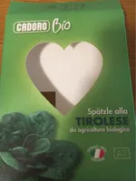 Gnocchetti alla tirolese con spinaci bio