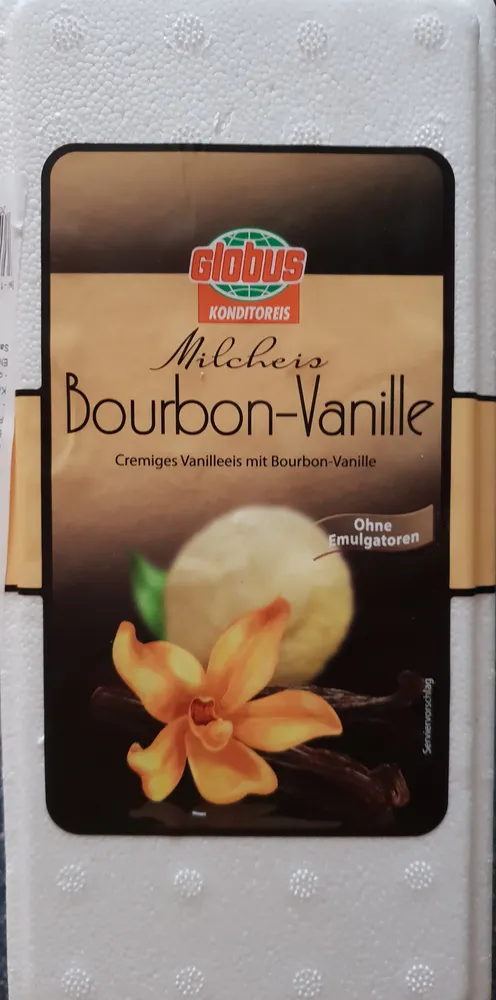 Milcheis Bourbon-Vanille
