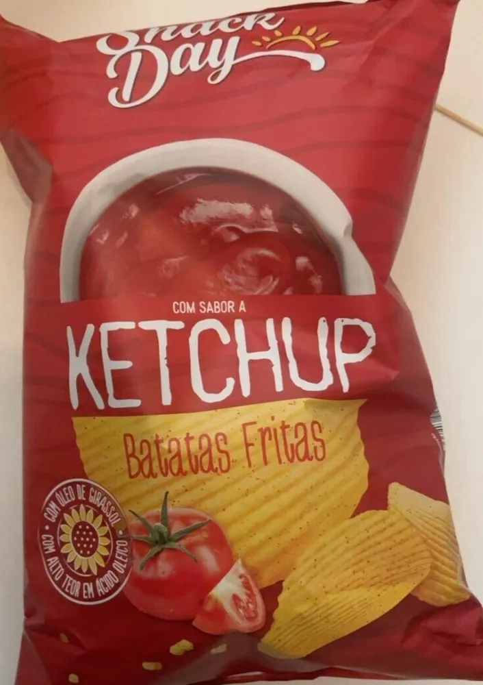 COM SABOR A KETCHUP Batatas Fritas