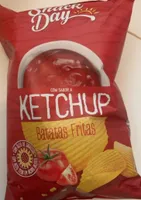 COM SABOR A KETCHUP Batatas Fritas