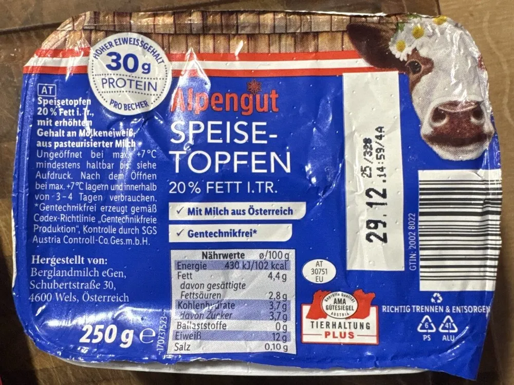 Speisetopfen 20%