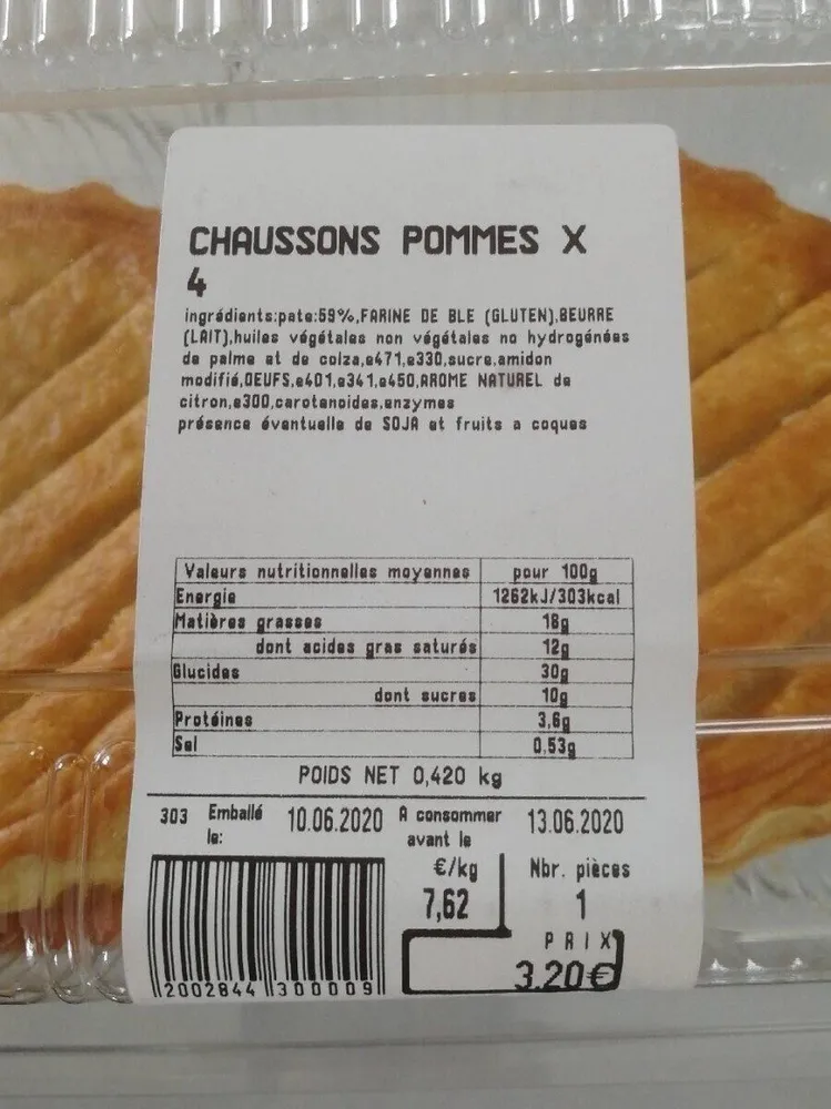 Chaussons aux pommes