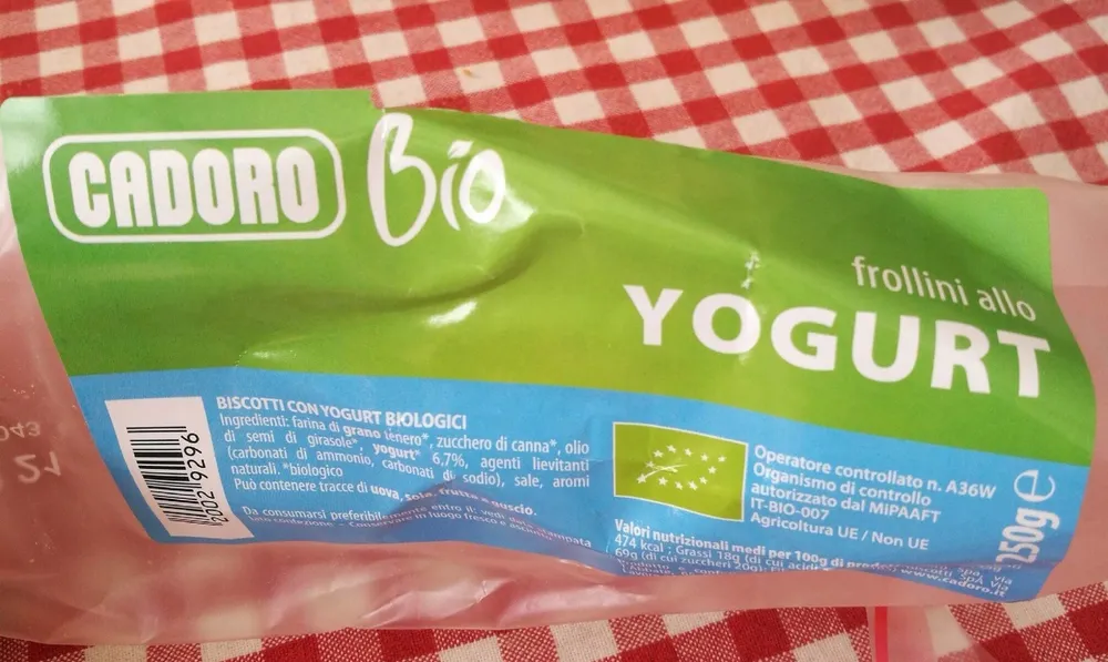 Cadoro bio frollini allo yogurt