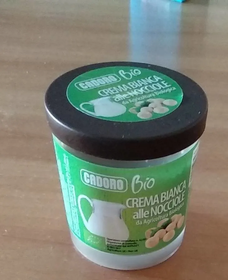 Crema bianca alle nocciole bio