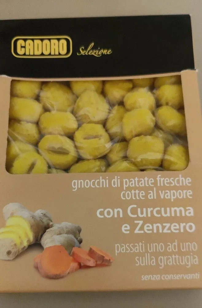 Gnocchi di patate con curcuma e zanzero